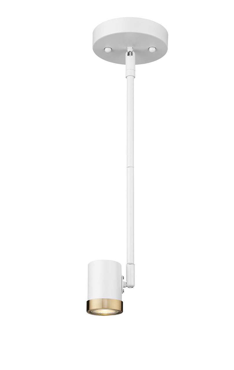 Spot-On Single Light Multi-Finish White Track Mirage Lighting