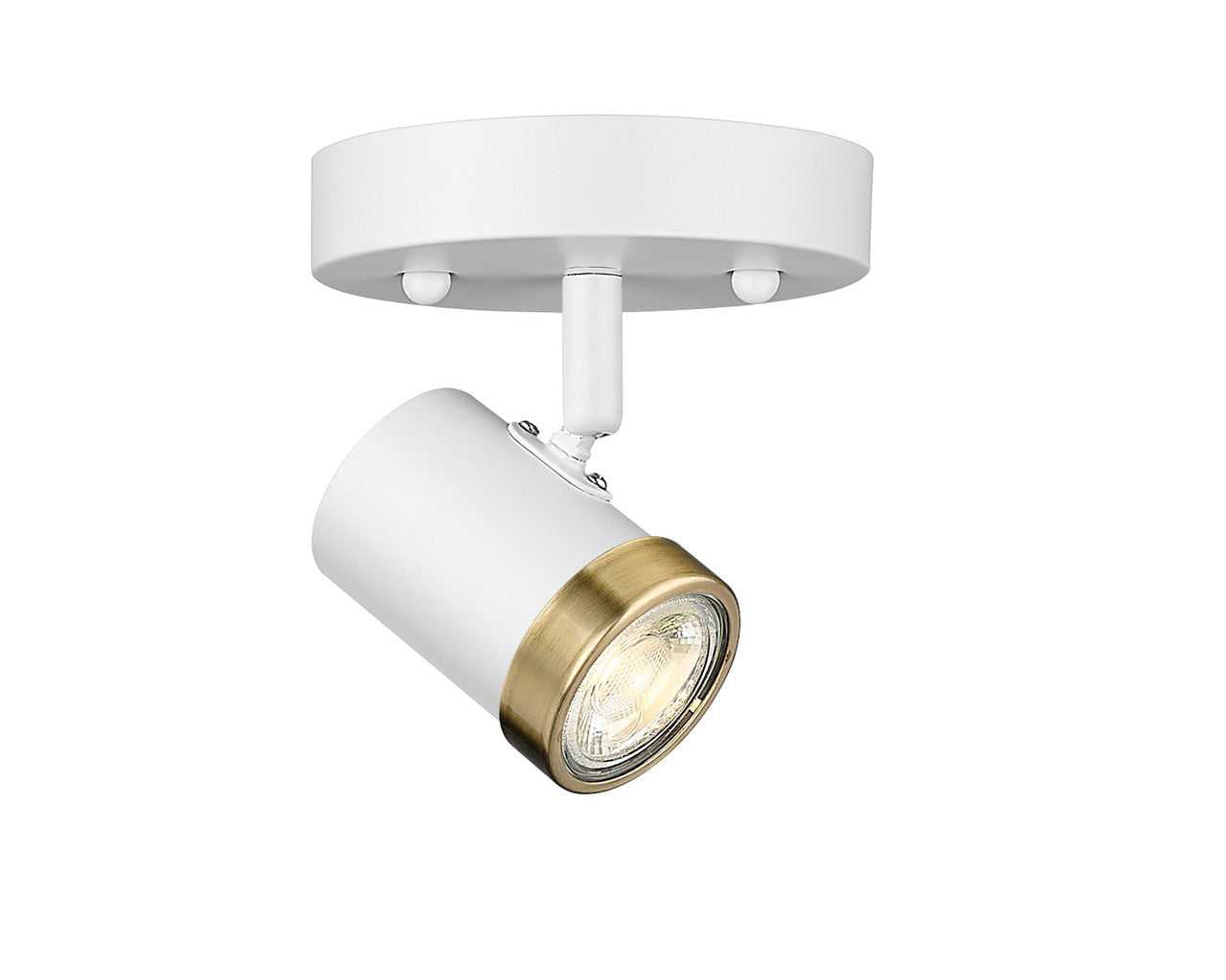 Spot-On Single Light Multi-Finish White Track Mirage Lighting