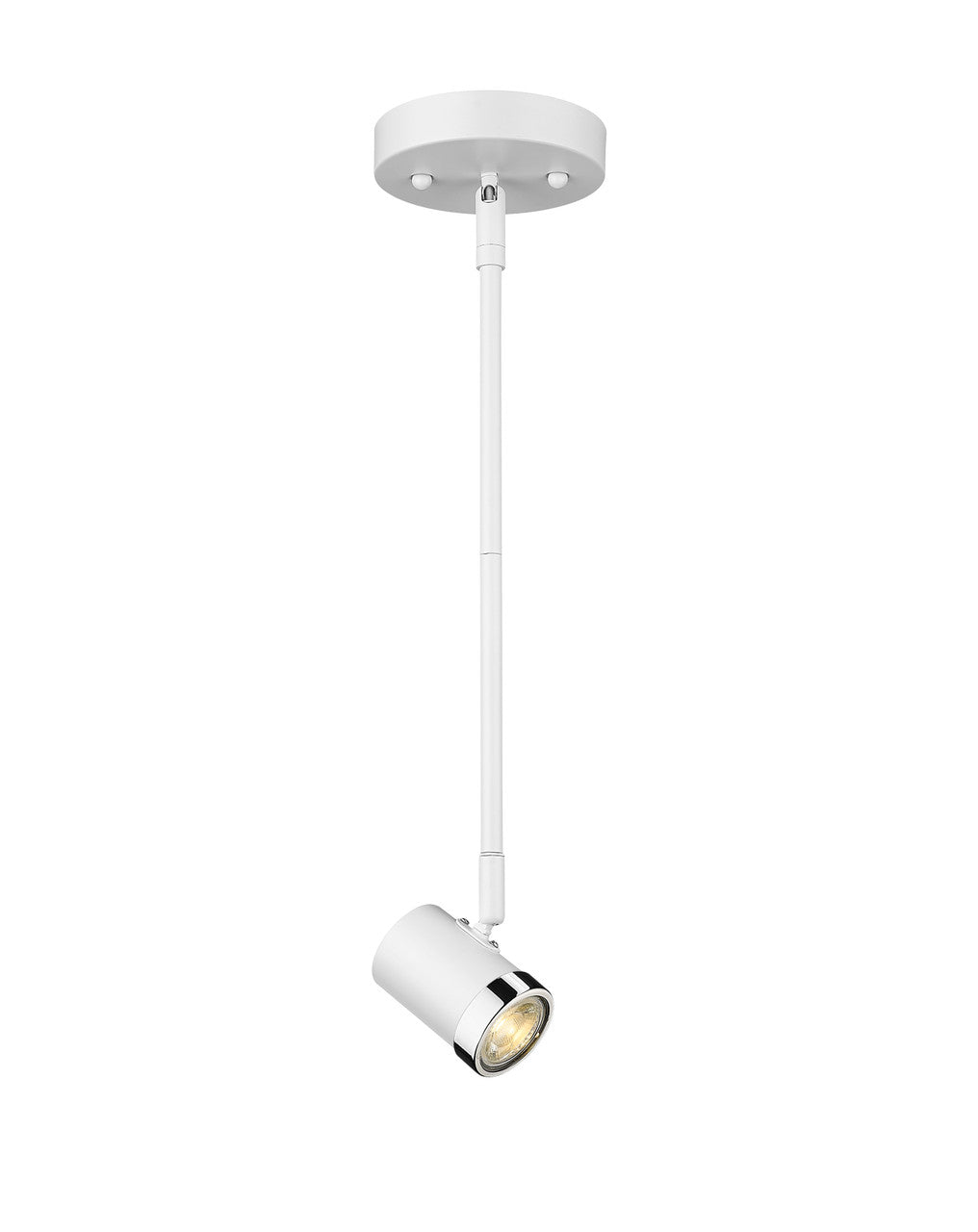 Spot-On Single Light Multi-Finish White Track Mirage Lighting