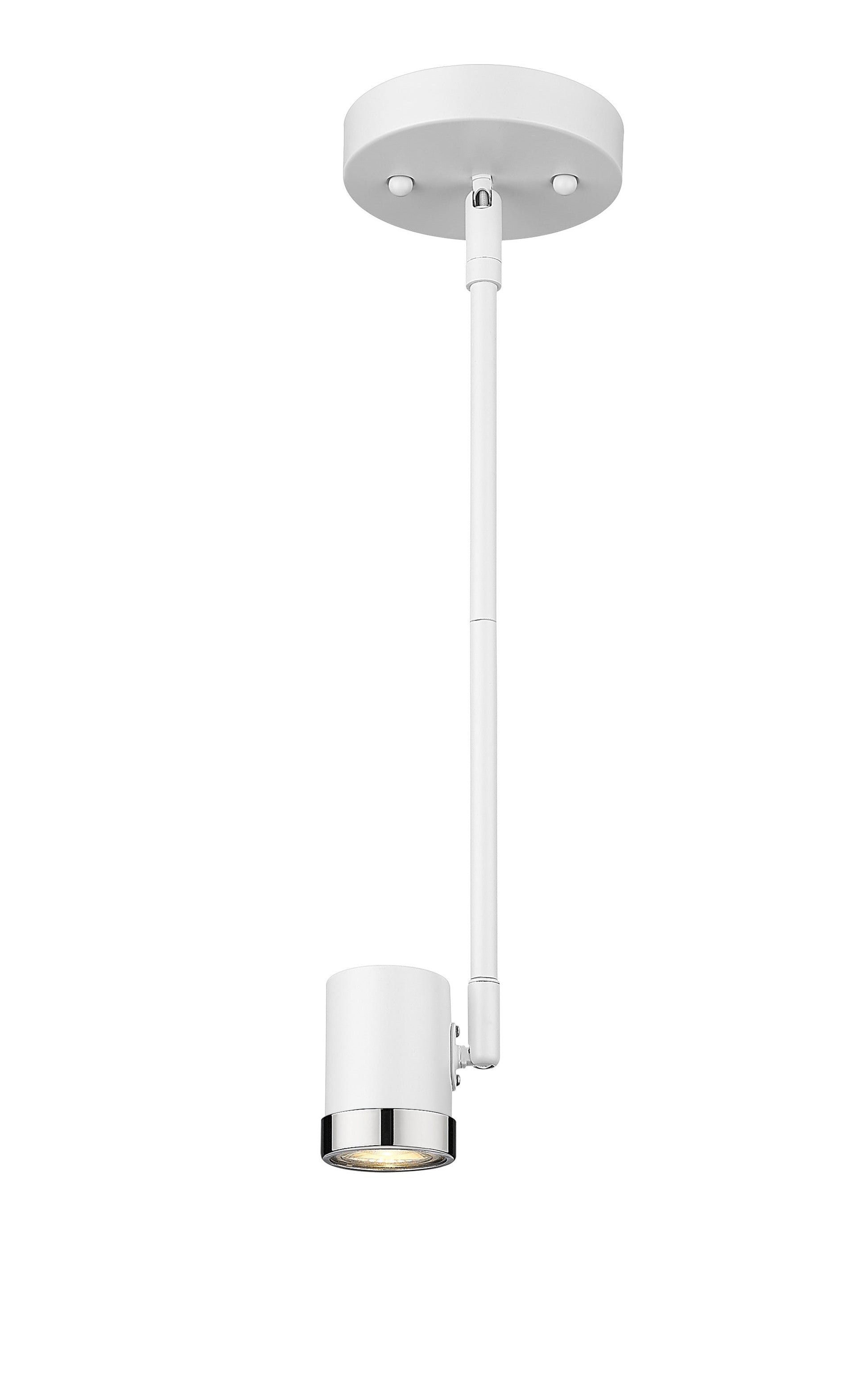 Spot-On Single Light Multi-Finish White Track Mirage Lighting