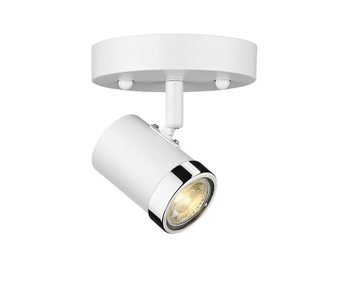 Spot-On Single Light Multi-Finish White Track Mirage Lighting