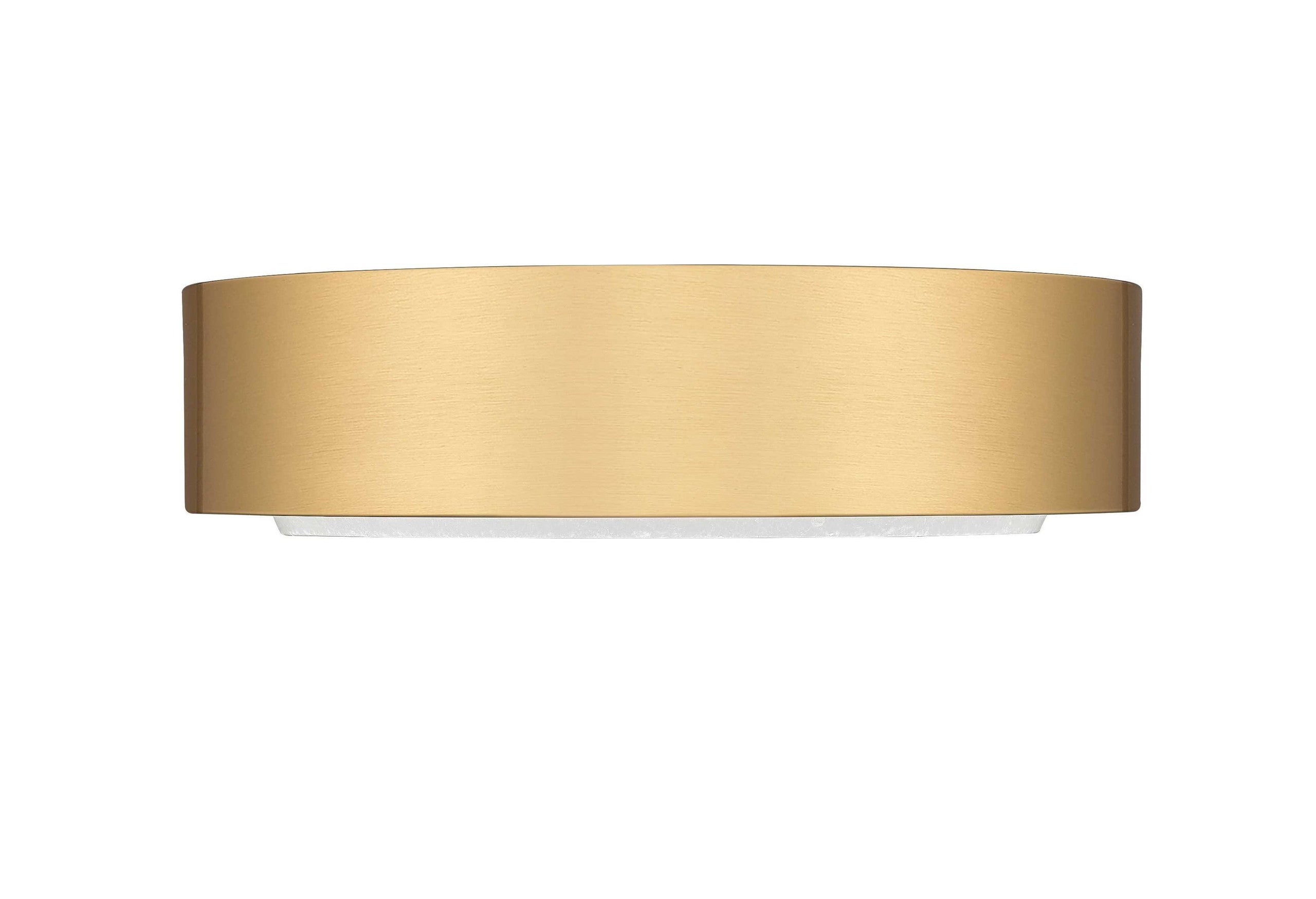 Crescent Alabaster 11" 5CCT LED Flush Mount w/Replaceable LED Module-zoom-2