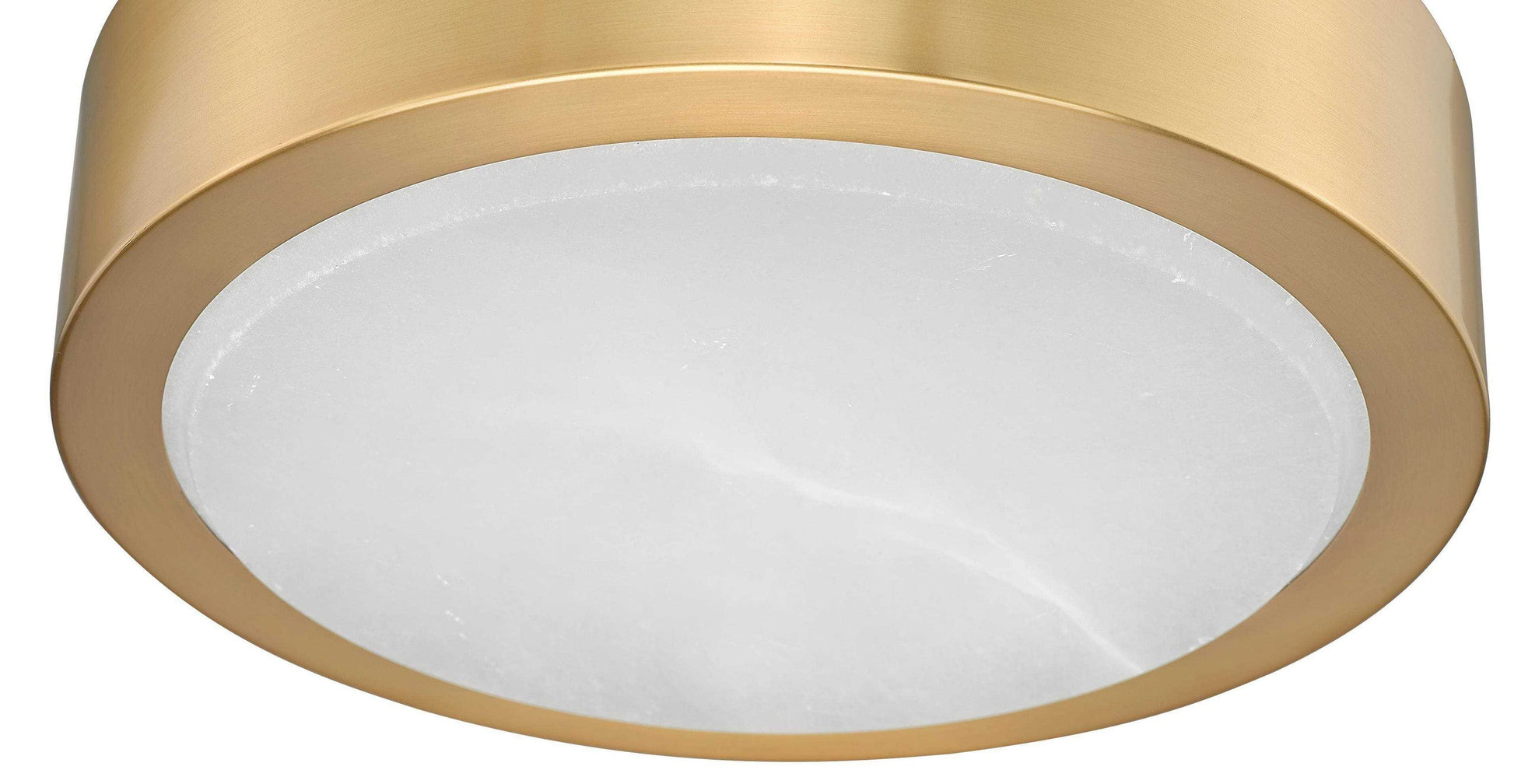 Crescent Alabaster 11" 5CCT LED Flush Mount w/Replaceable LED Module-4
