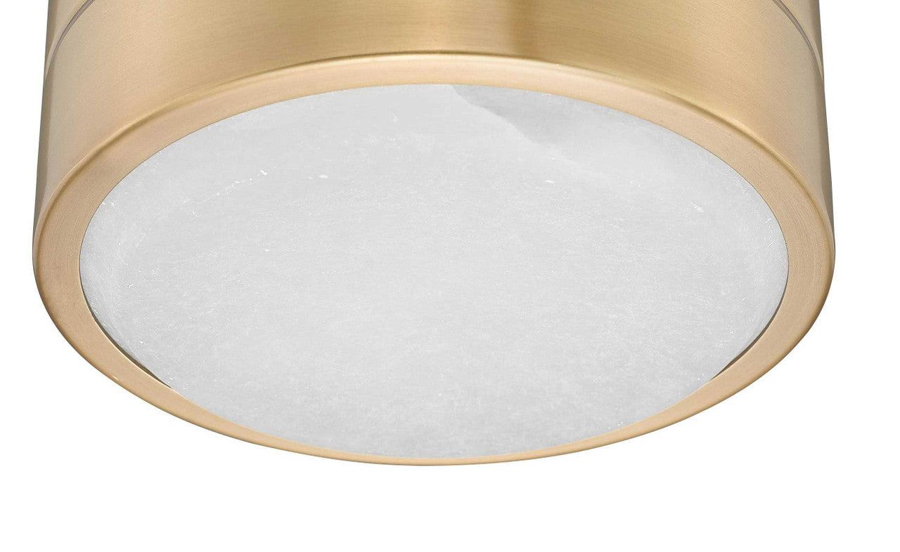 Crescent Alabaster 6" 5CCT LED Flush Mount w/Replaceable LED Module-5