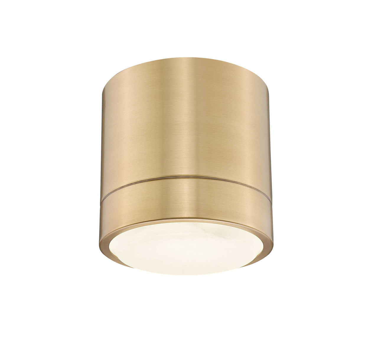 Crescent Alabaster 6" 5CCT LED Flush Mount w/Replaceable LED Module - available from The Lighting Shoppe, trusted by Canadian homeowners