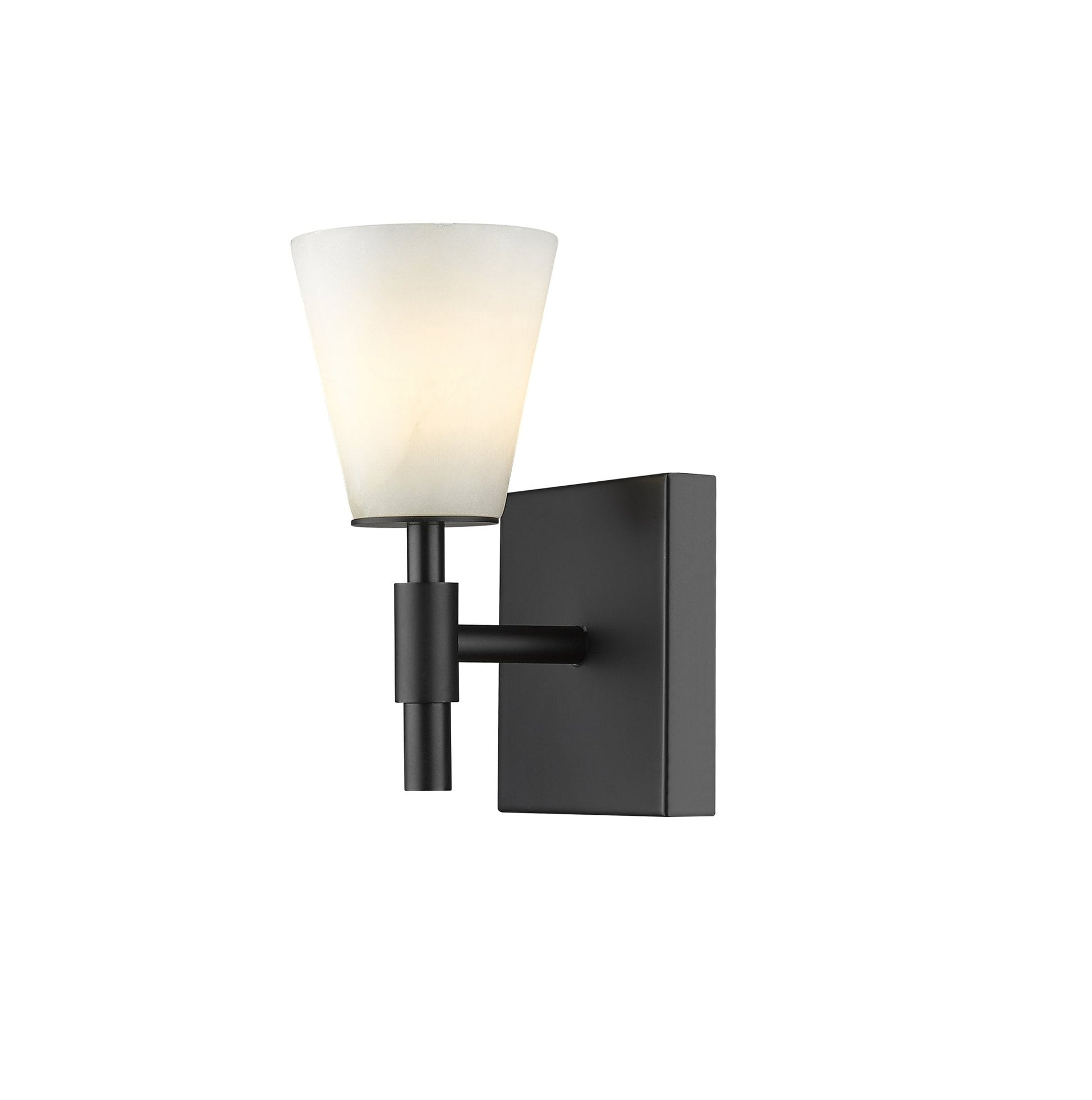 Ironstone 1-Light Spanish Alabster Wall Sconce-13