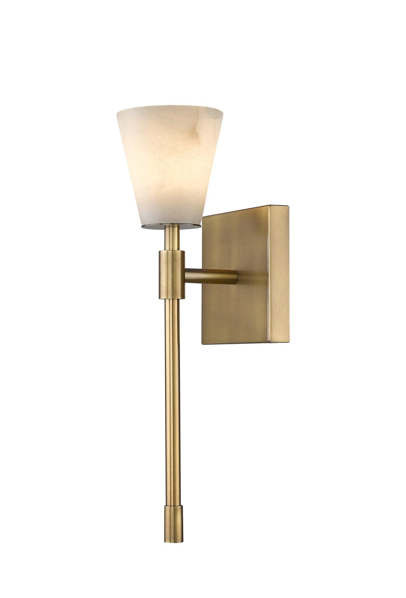 Ironstone 1-Light Spanish Alabster Wall Sconce-16