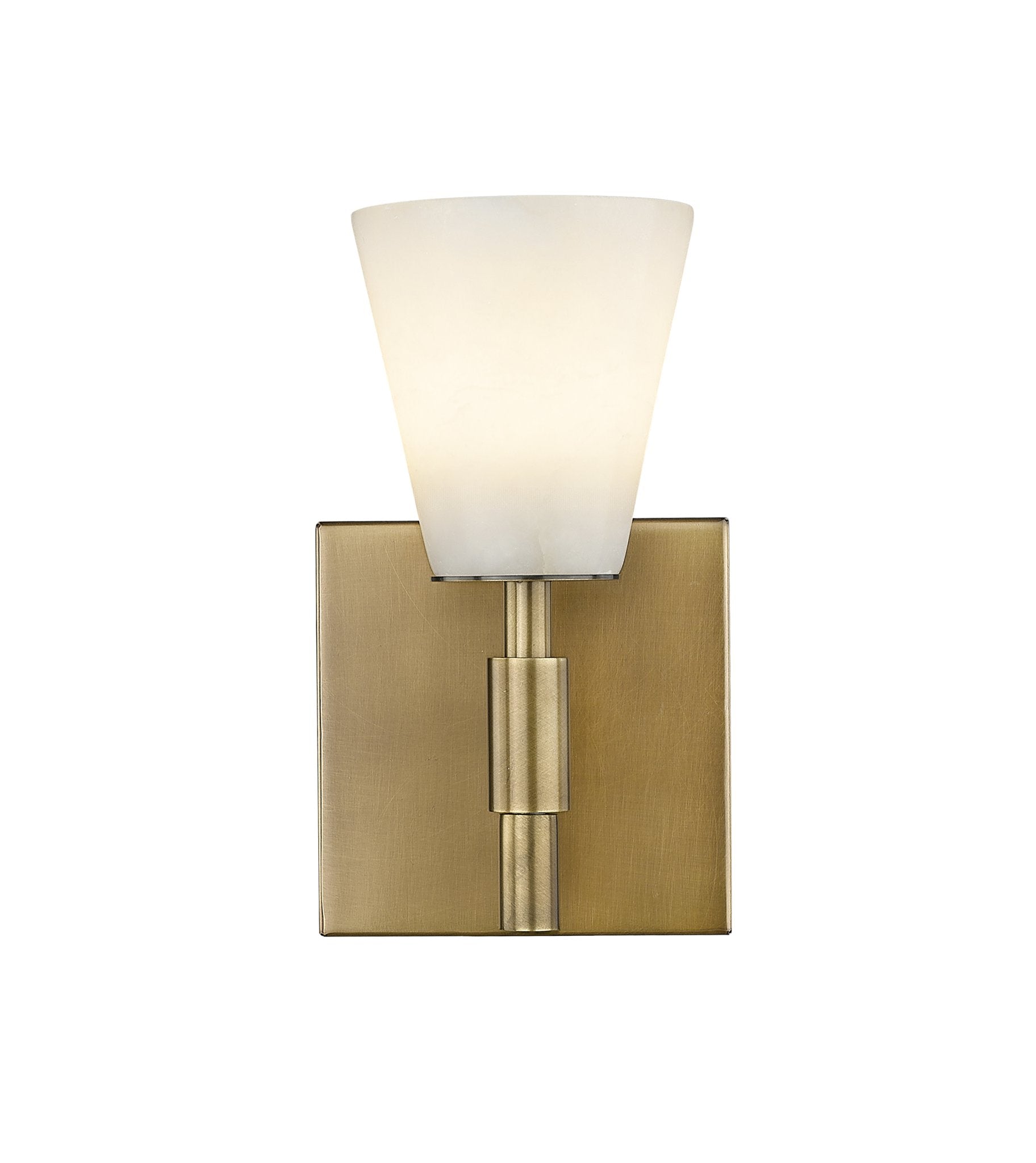 Ironstone 1-Light Spanish Alabster Wall Sconce - available from The Lighting Shoppe, trusted by Canadian homeowners