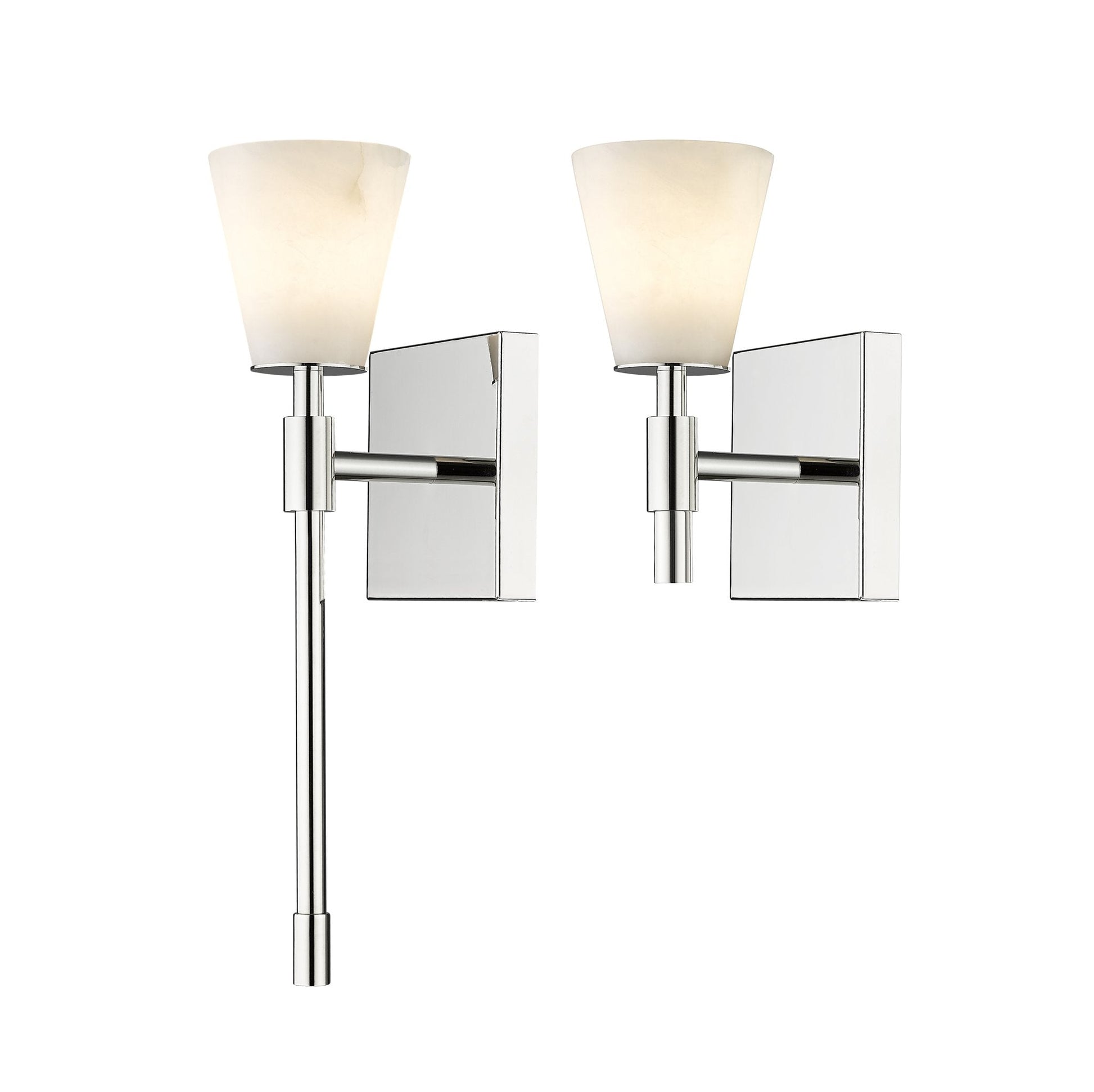 Ironstone 1-Light Spanish Alabster Wall Sconce-6
