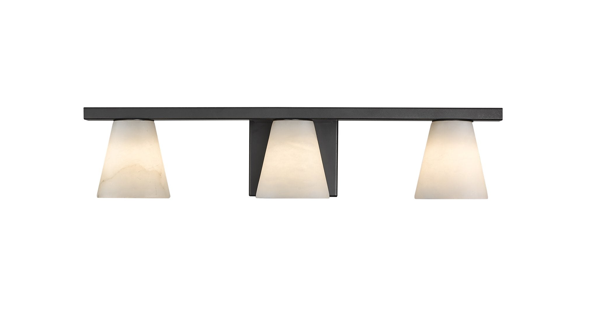 Ironstone 3-Light Spanish Alabster Vanity Light