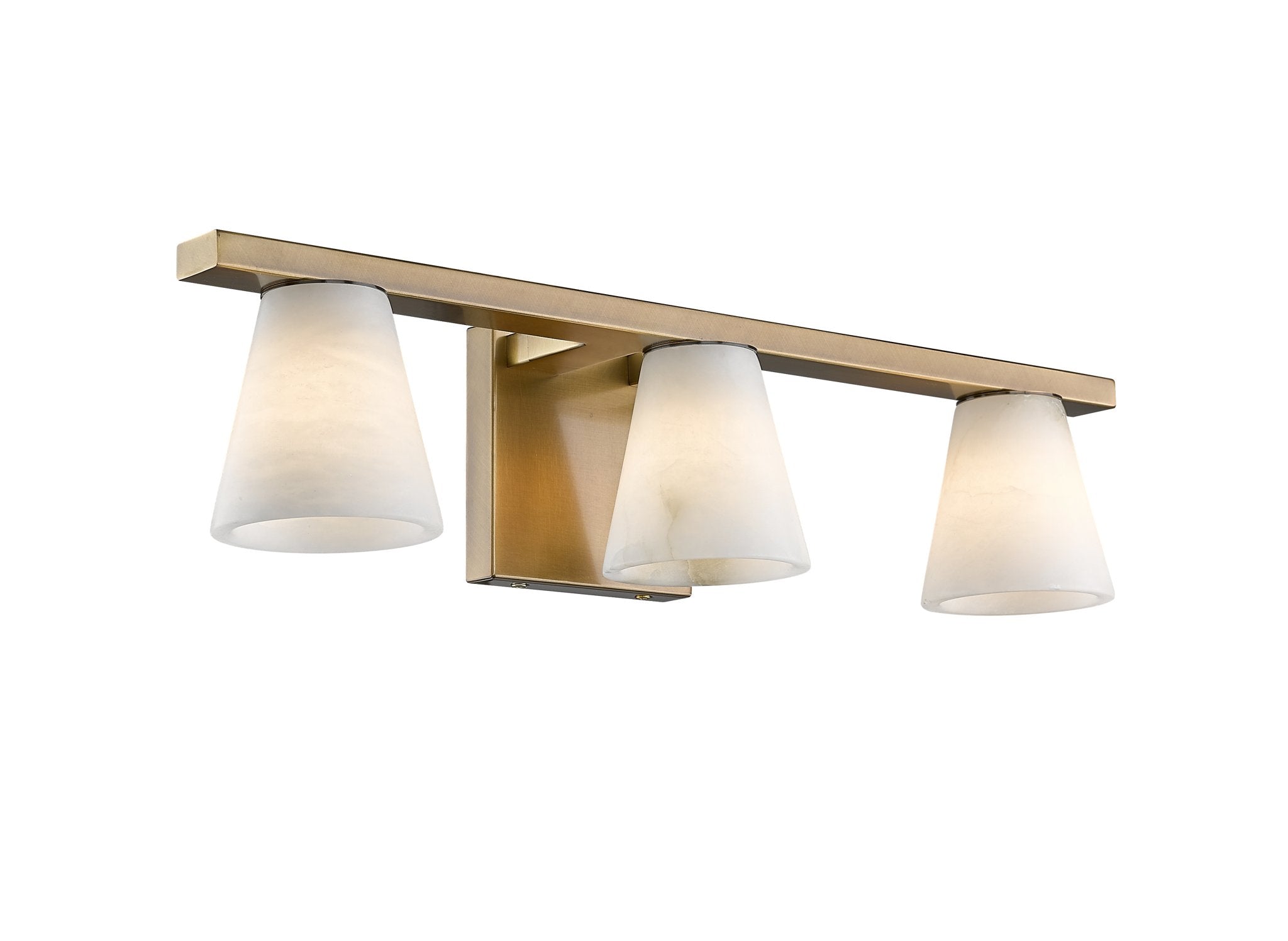 Ironstone 3-Light Spanish Alabster Vanity Light-zoom-3
