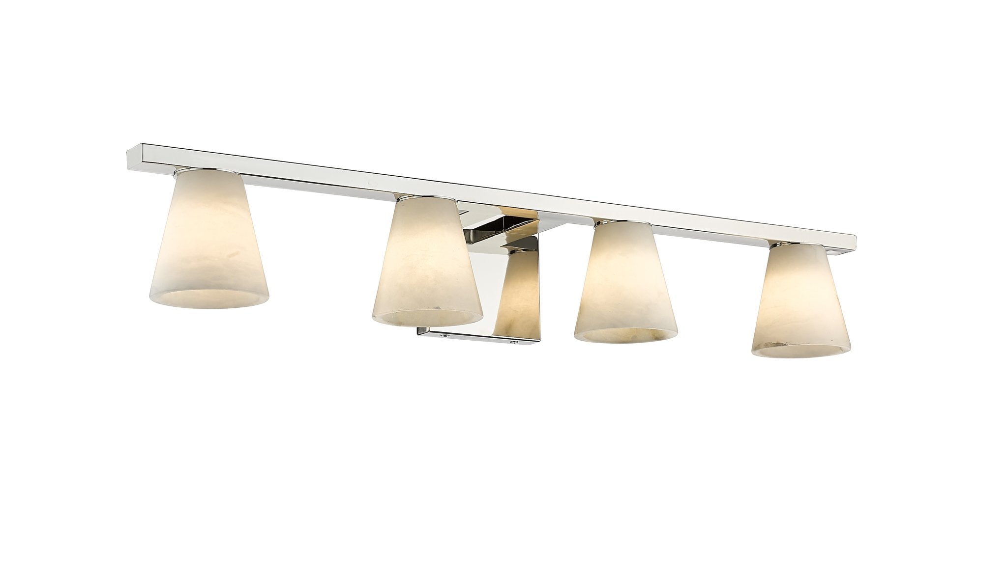 Ironstone 4-Light Spanish Alabster Vanity Light