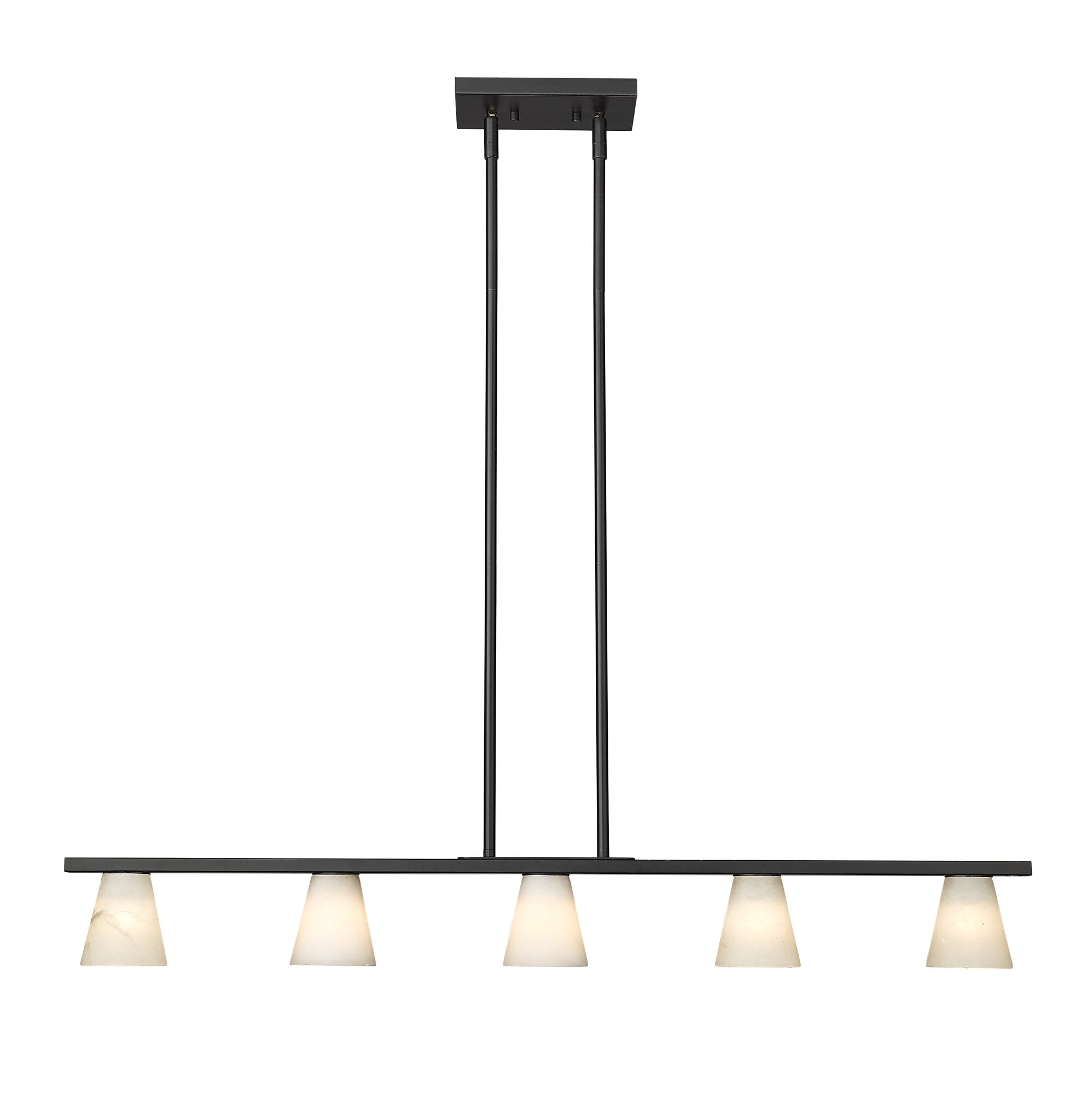 Ironstone 5-Light Spanish Alabster Linear Pendant - available from The Lighting Shoppe, trusted by Canadian homeowners