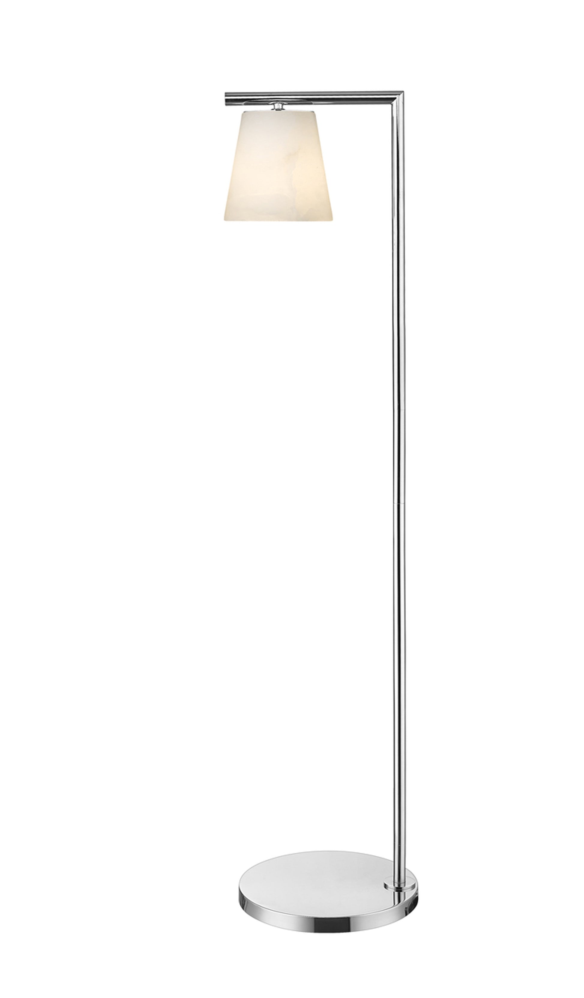 Ironstone 1-Light Alabaster Floor Lamp Modition Lighting