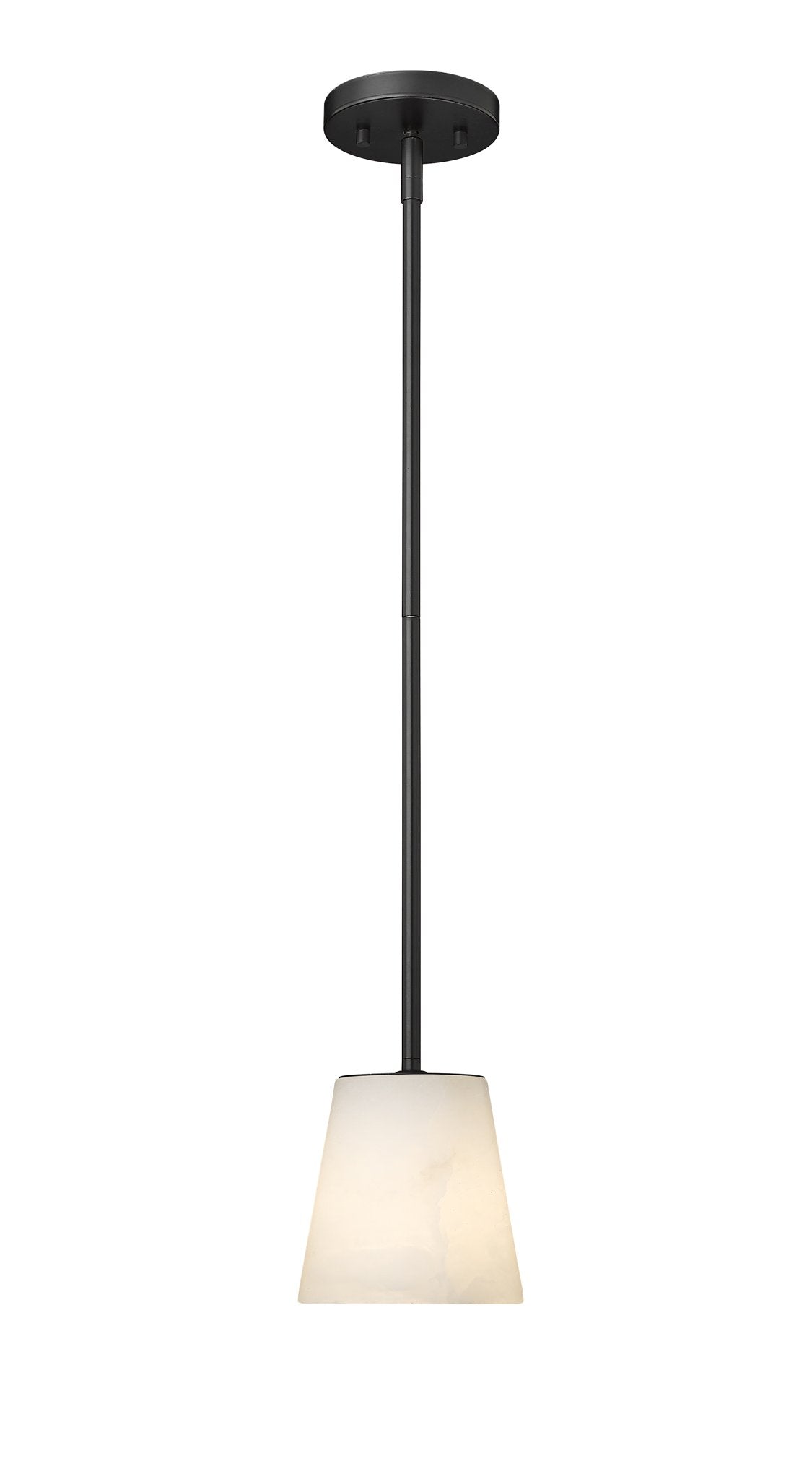 Ironstone 1-Light Spanish Alabaster Pendant-7