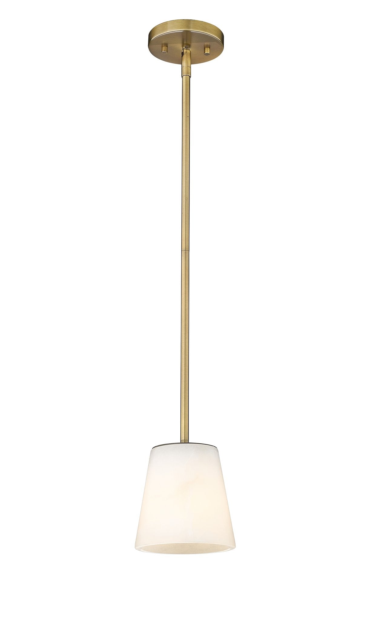 Ironstone 1-Light Spanish Alabaster Pendant-zoom-2