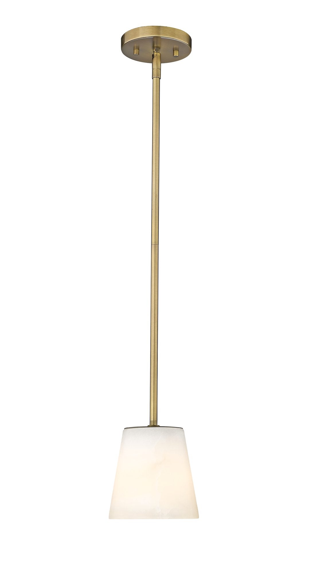 Ironstone 1-Light Spanish Alabaster Pendant-3