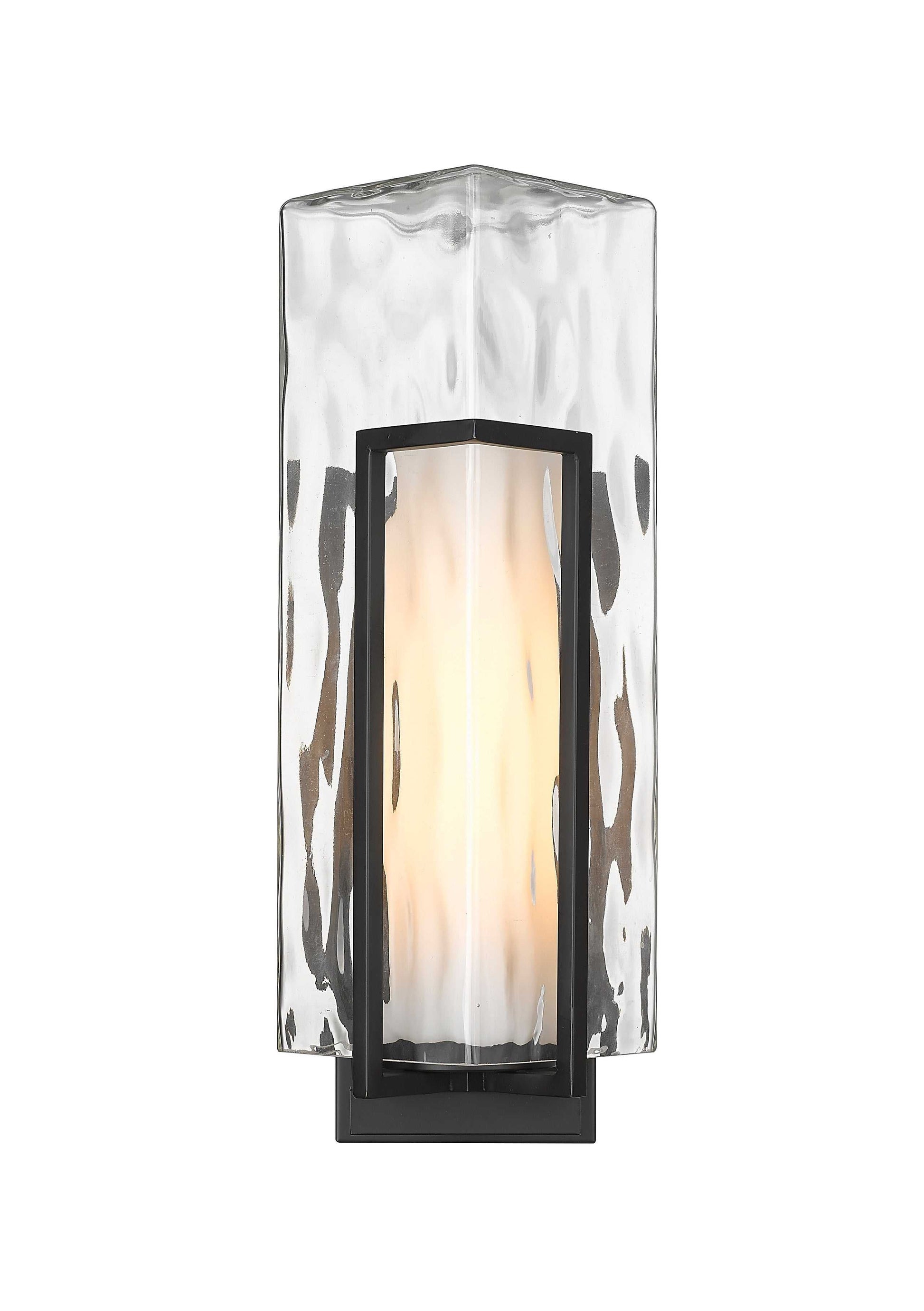 Union 1-Light Stainless Steel Outdoor Wall Sconce Modition Lighting