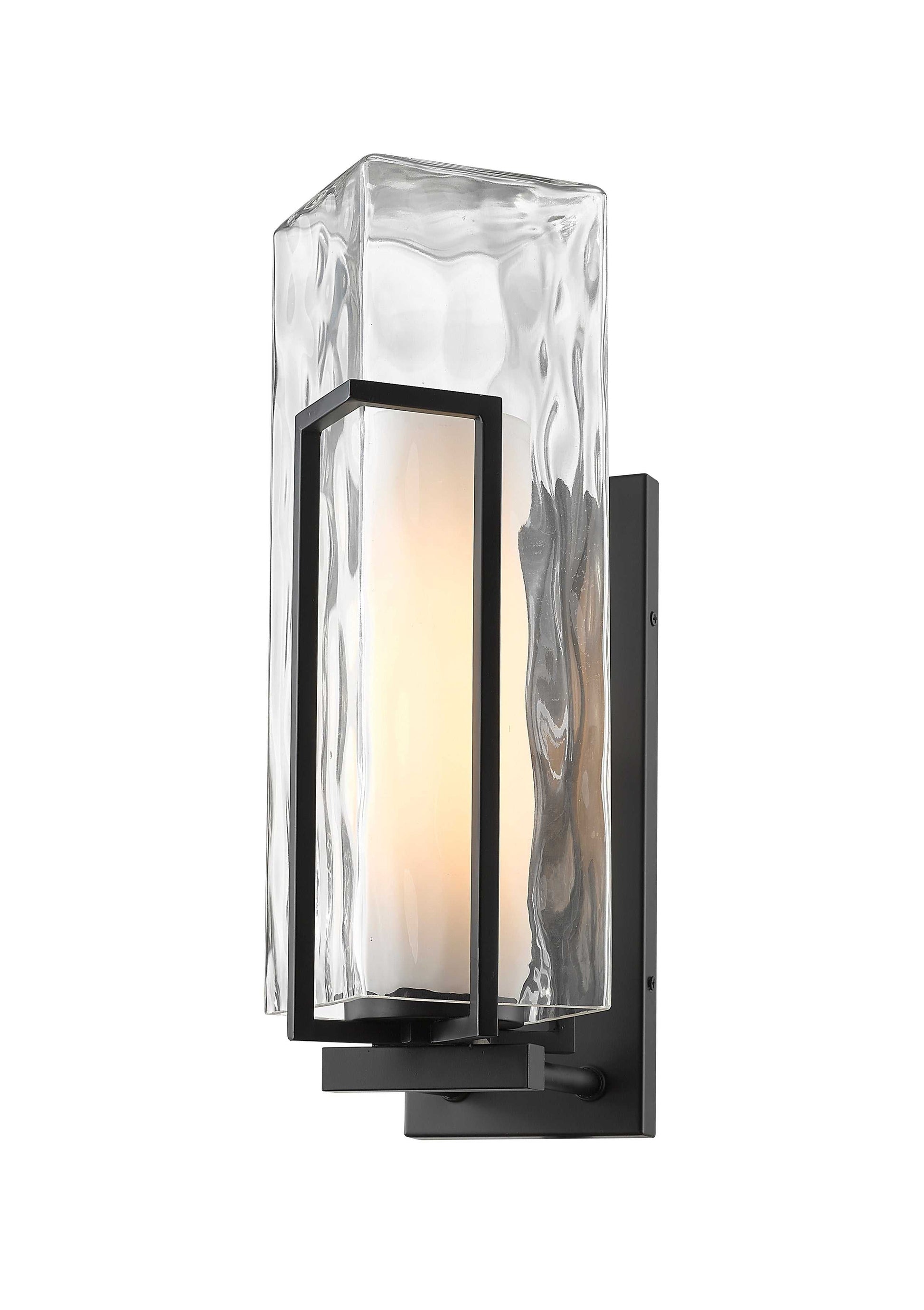 Union 1-Light Stainless Steel Outdoor Wall Sconce Modition Lighting