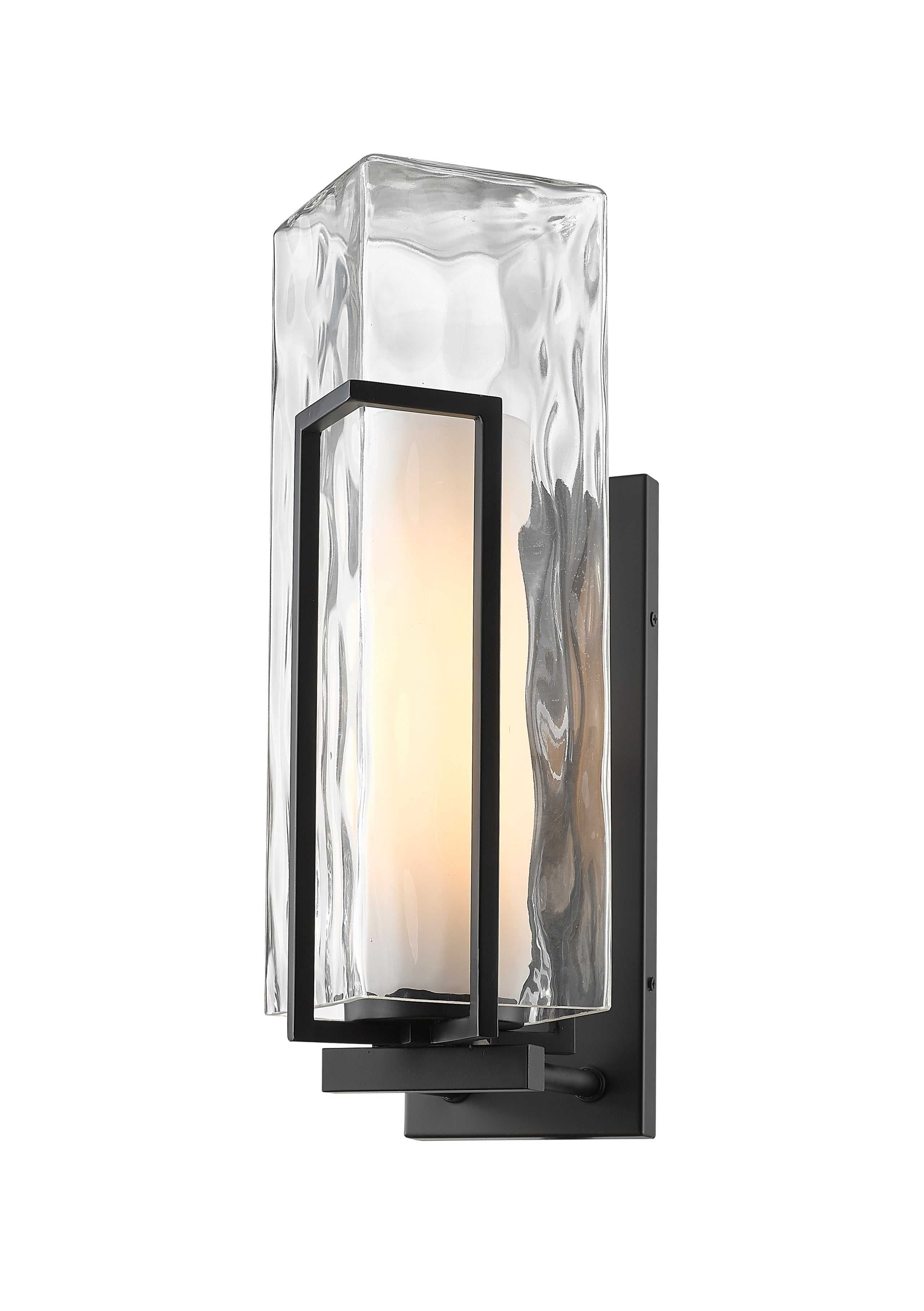 Union 1-Light Stainless Steel Outdoor Wall Sconce Modition Lighting