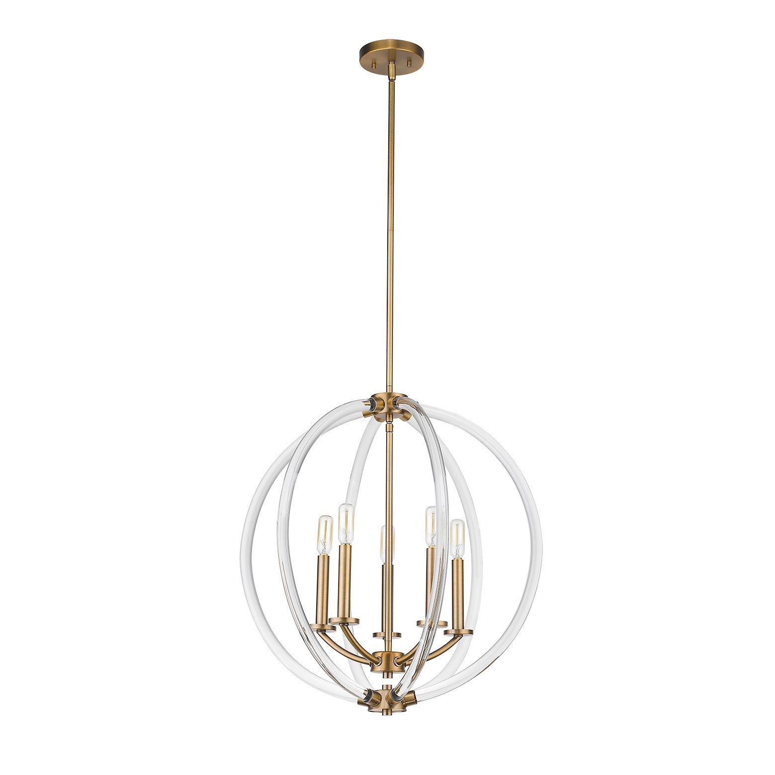 Optic 5-Light Chandelier thelightingshoppe.ca