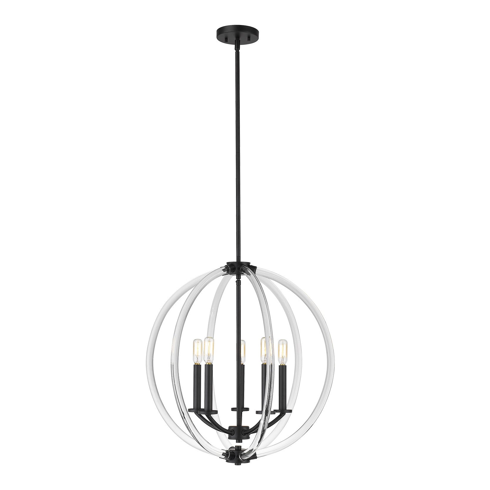 Optic 5-Light Chandelier thelightingshoppe.ca