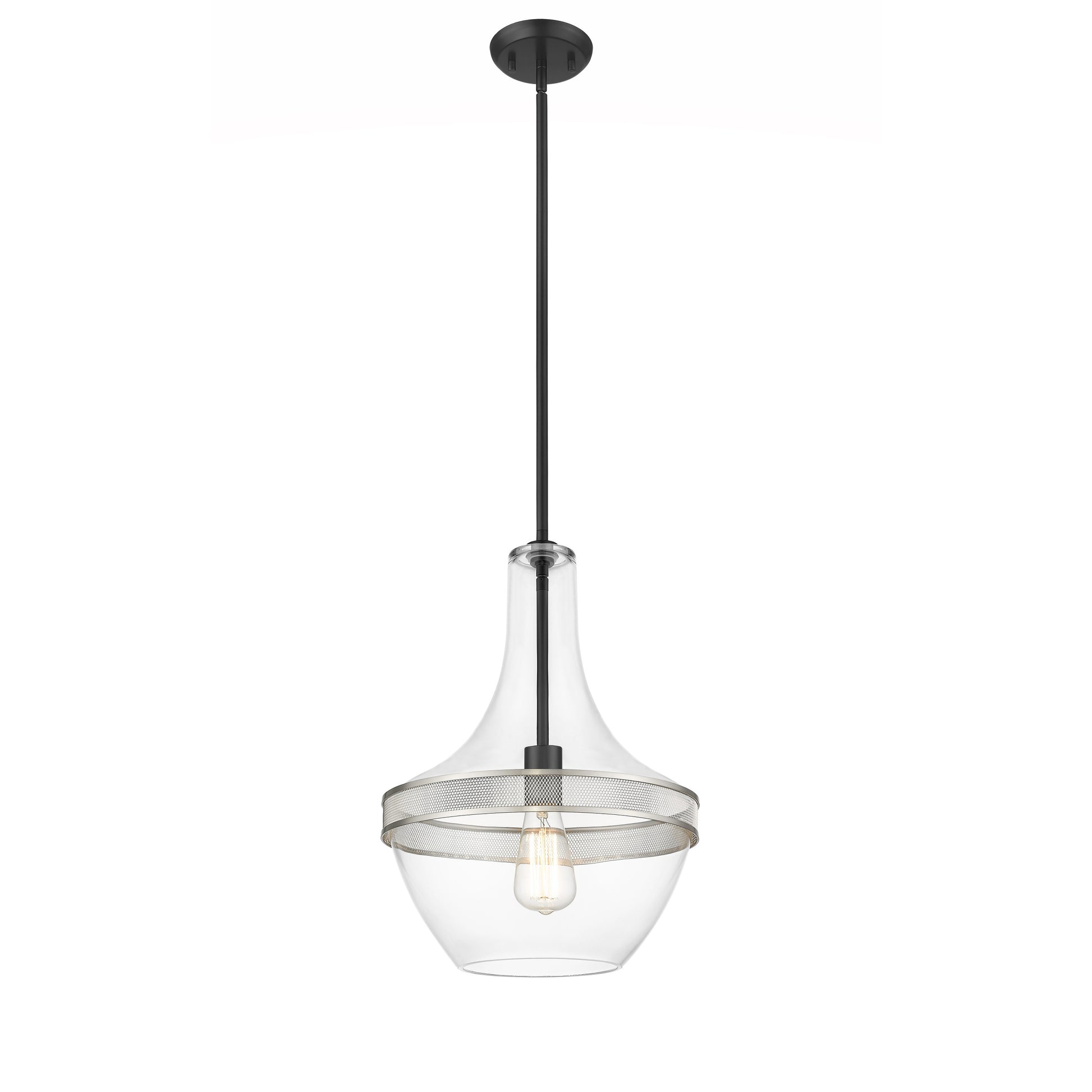Grace 1-Light Black Pendant-4