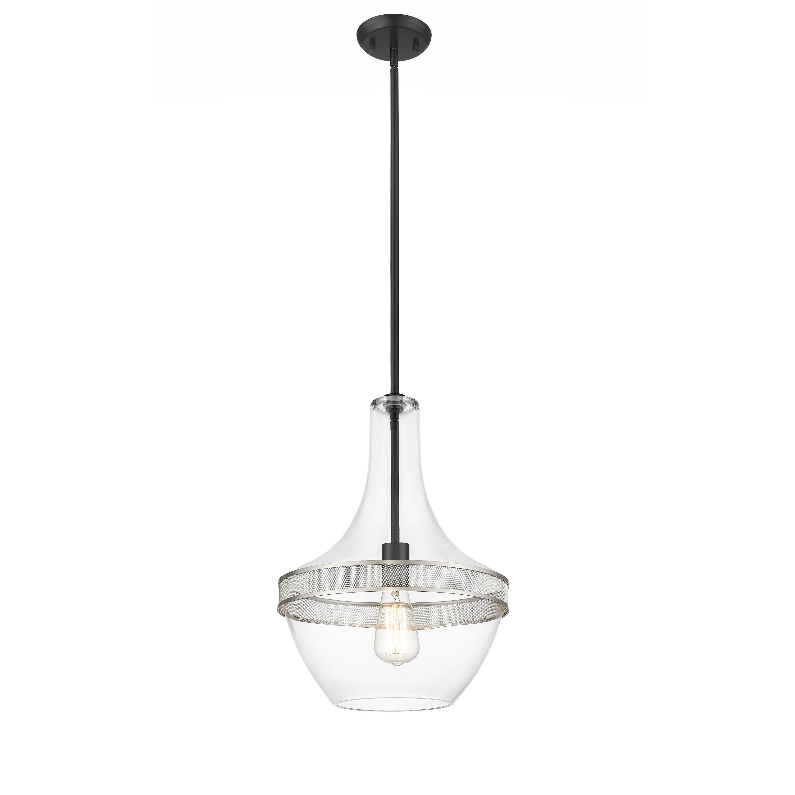 Grace 1-Light Black Pendant-zoom-4