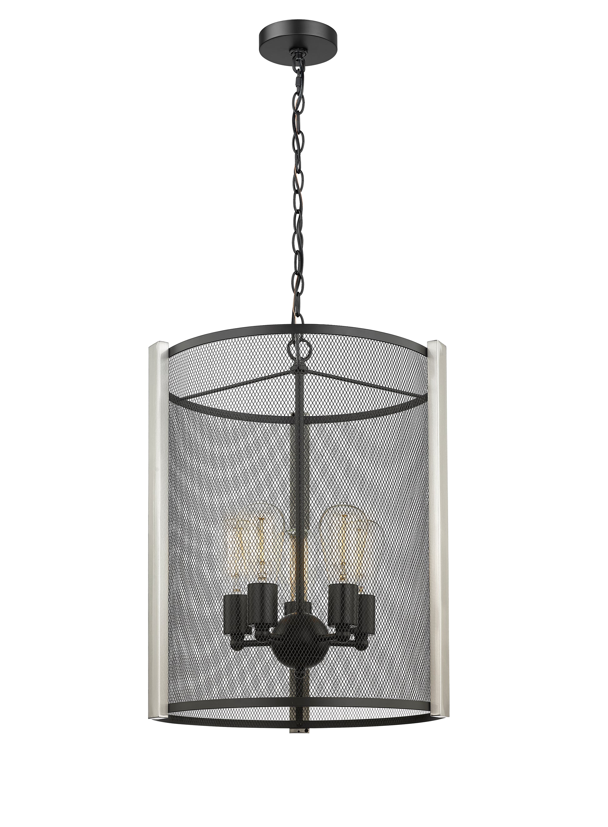 Forge & Fern Five Light Multi-Finish Pendant-2