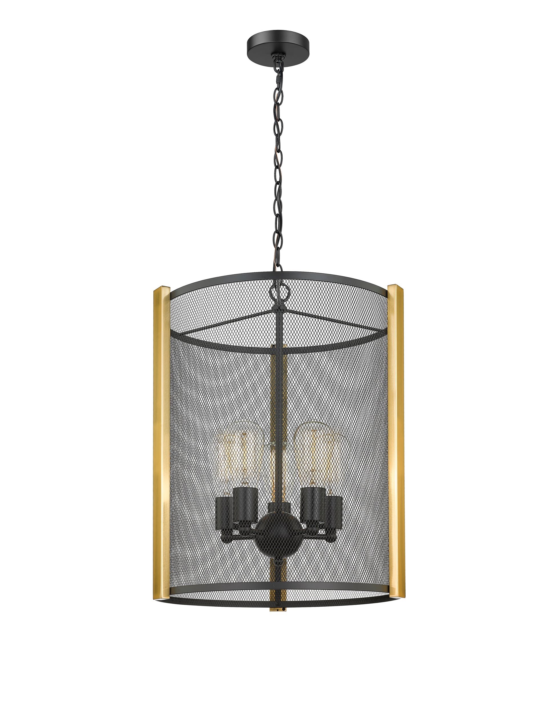 Forge & Fern Five Light Multi-Finish Pendant-4