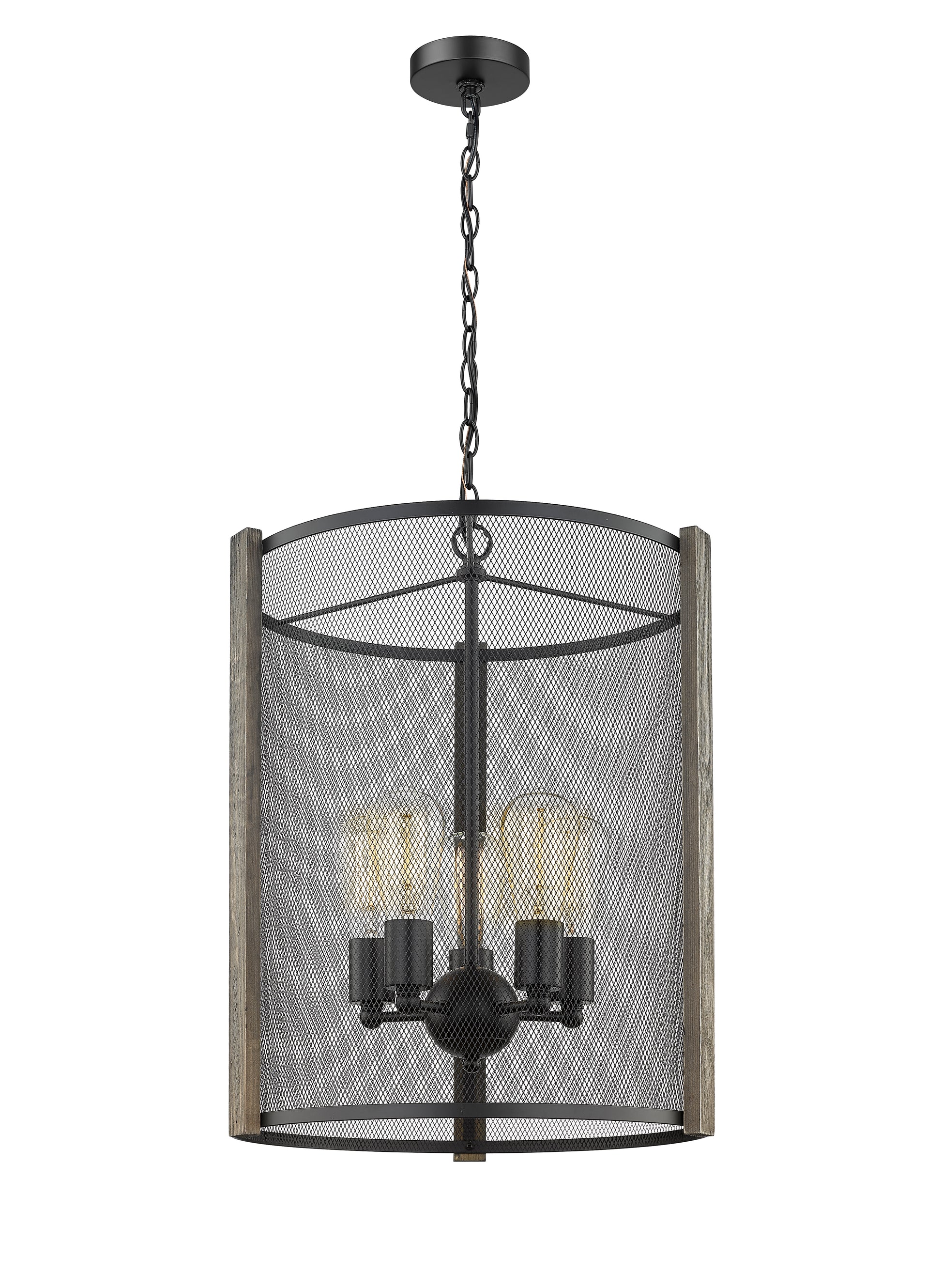 Forge & Fern Five Light Multi-Finish Pendant-1