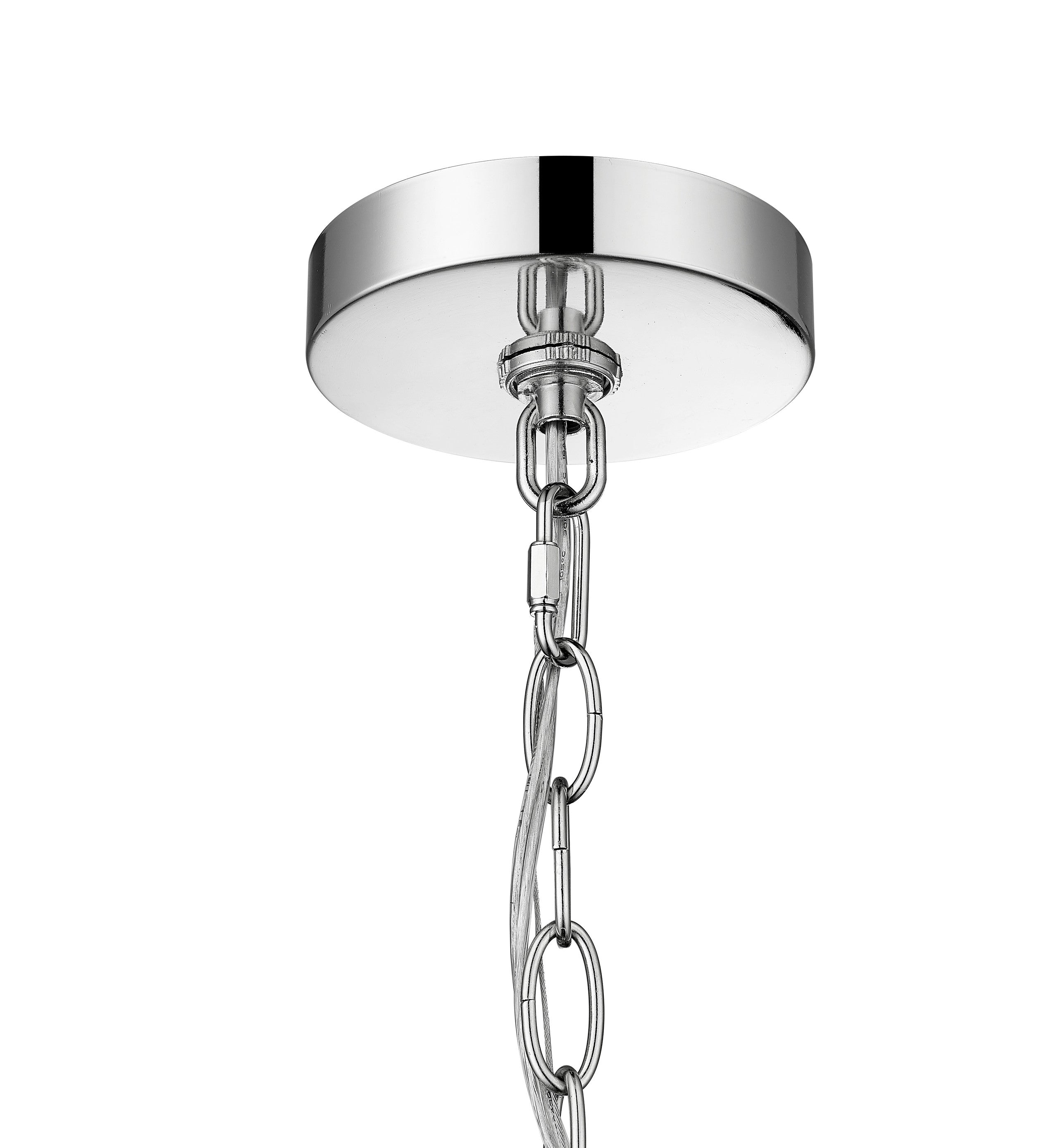 Forge & Fern 5-Light Polished Nickel with Multi-Finish Pendant-zoom-7