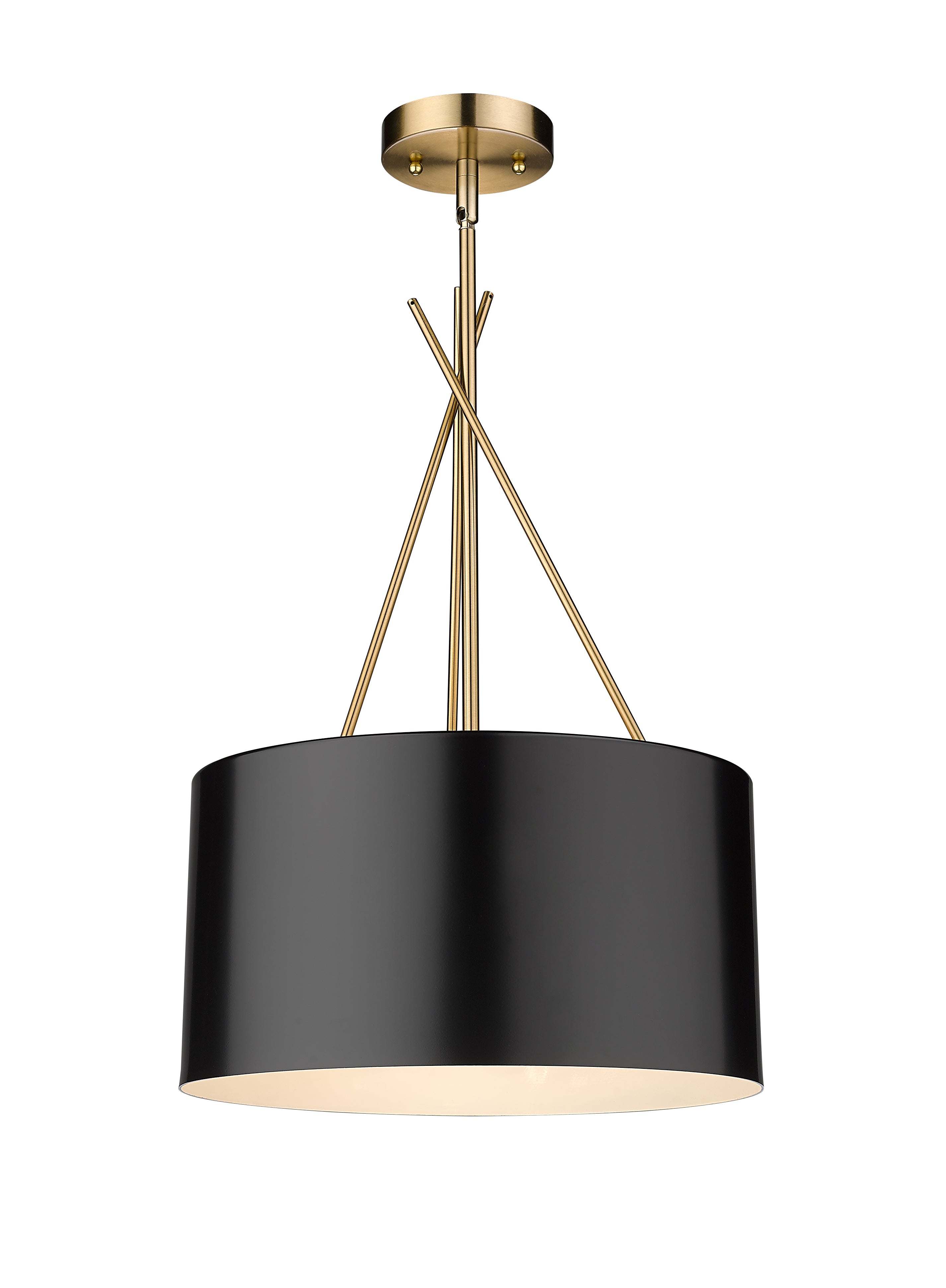 Twizzle Three Light Black Pendant-zoom-1