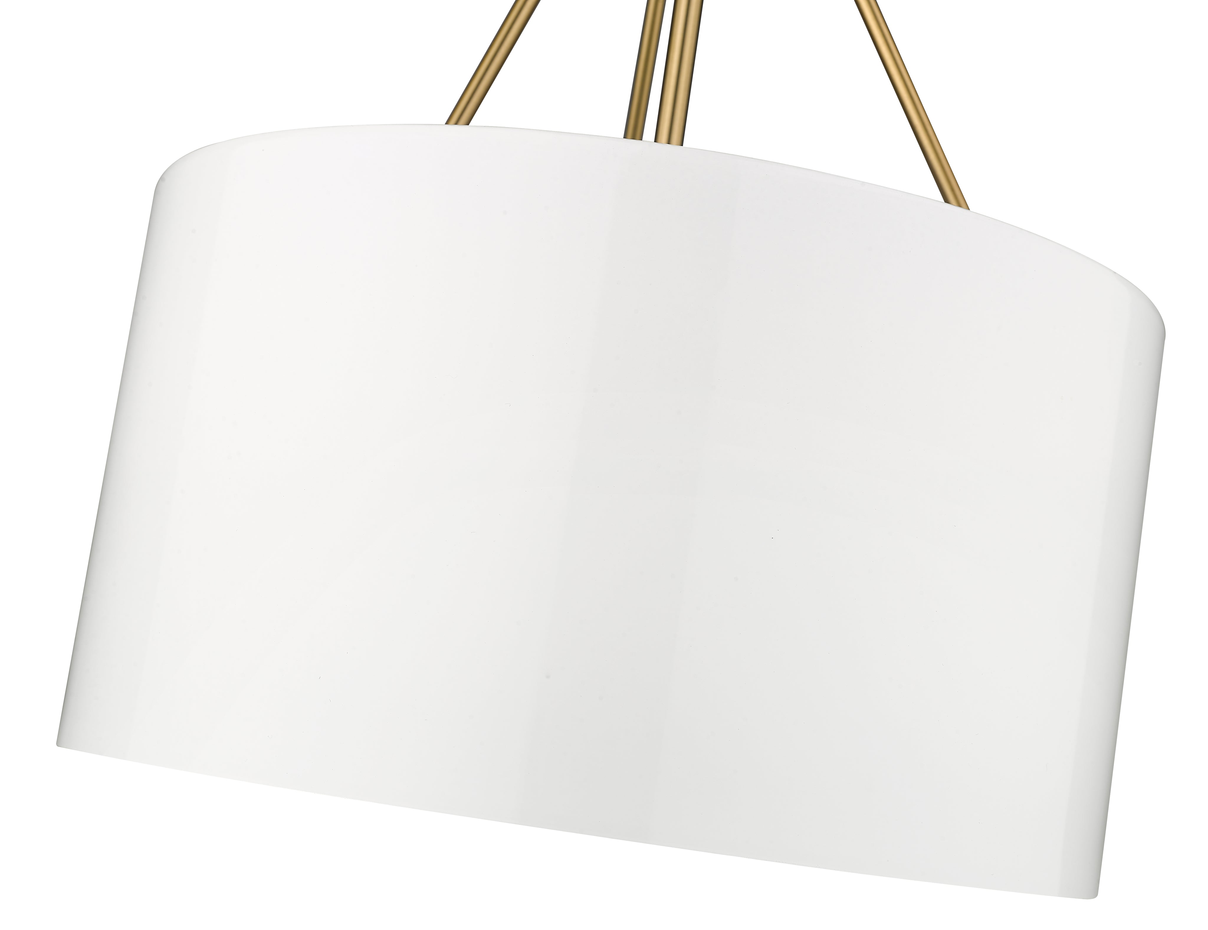 Twizzle Three Light White & Gold Pendant-zoom-3