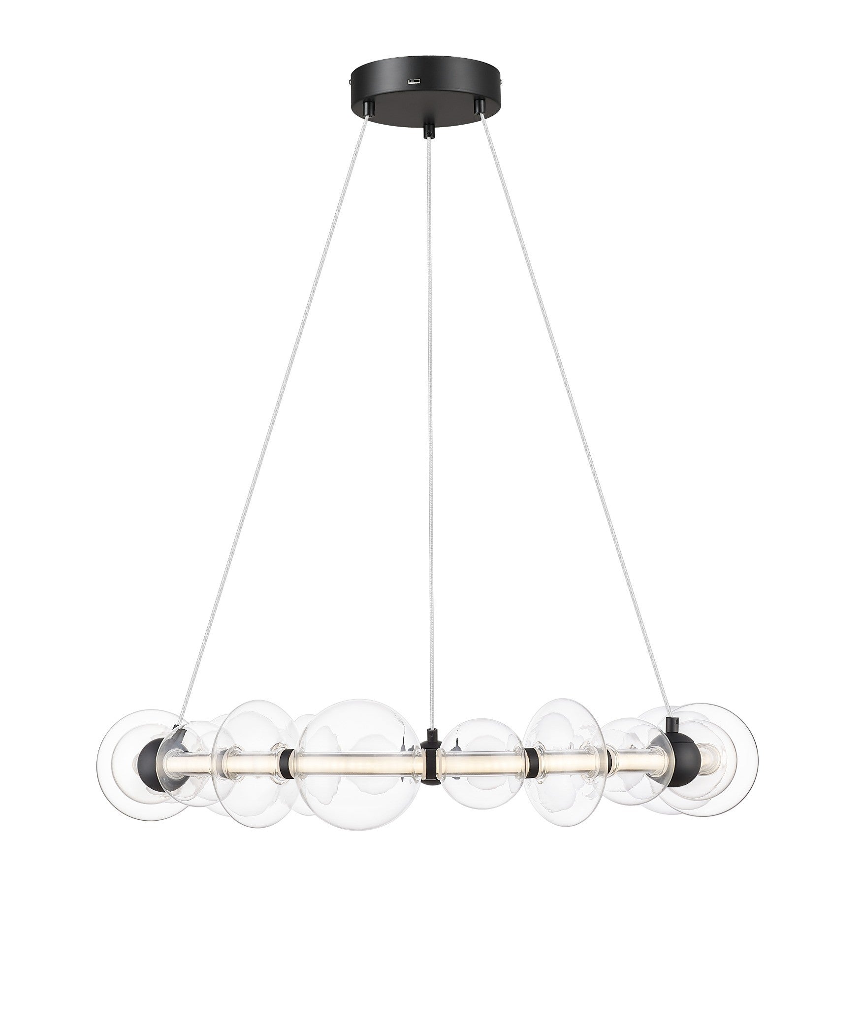 Ringo 30" Round Modern LED Chandelier-2