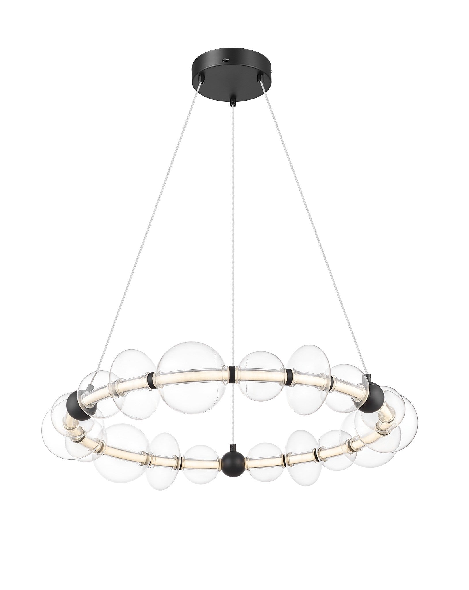 Ringo 30" Round Modern LED Chandelier-3