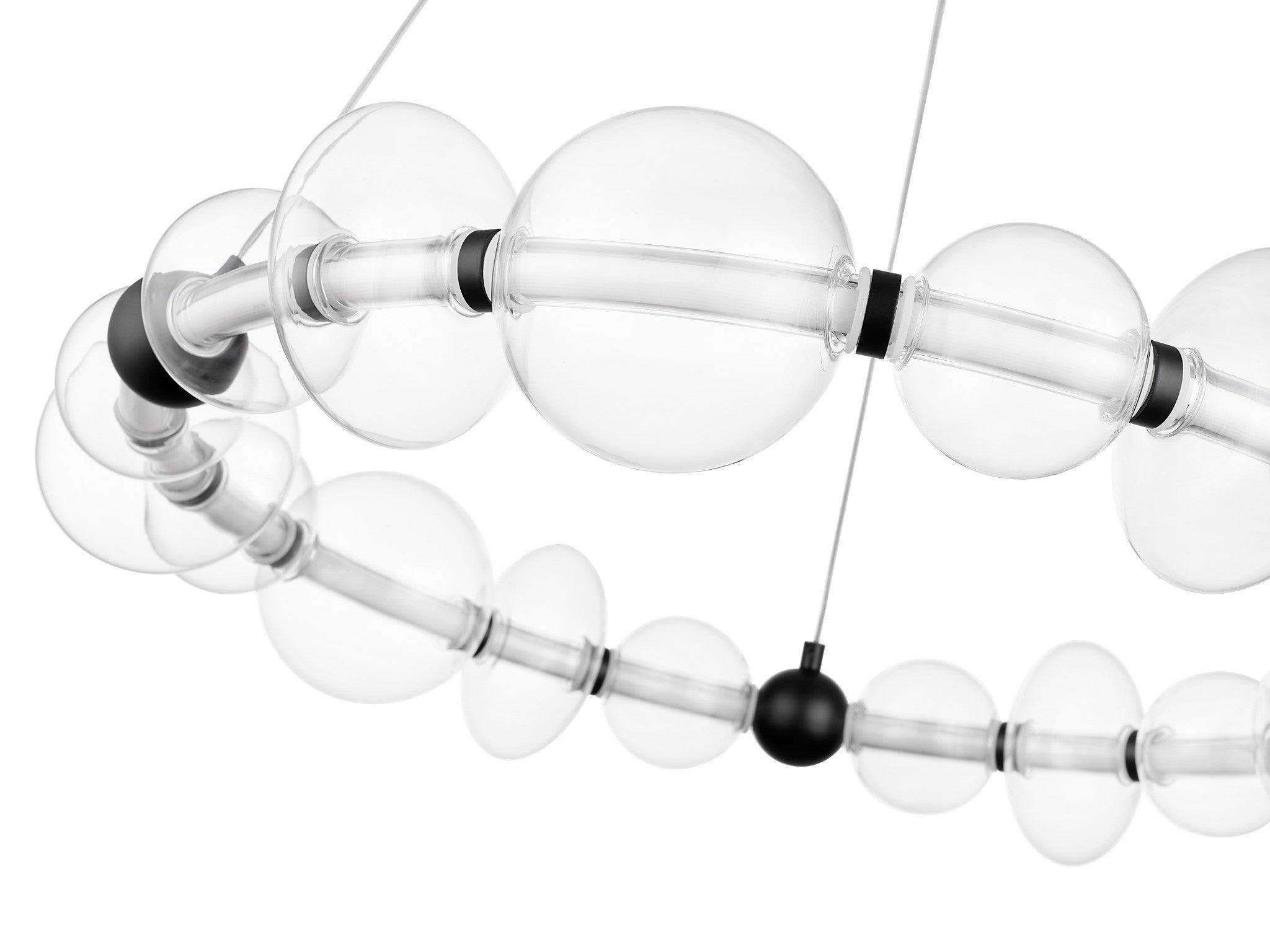 Ringo 30" Round Modern LED Chandelier-zoom-4