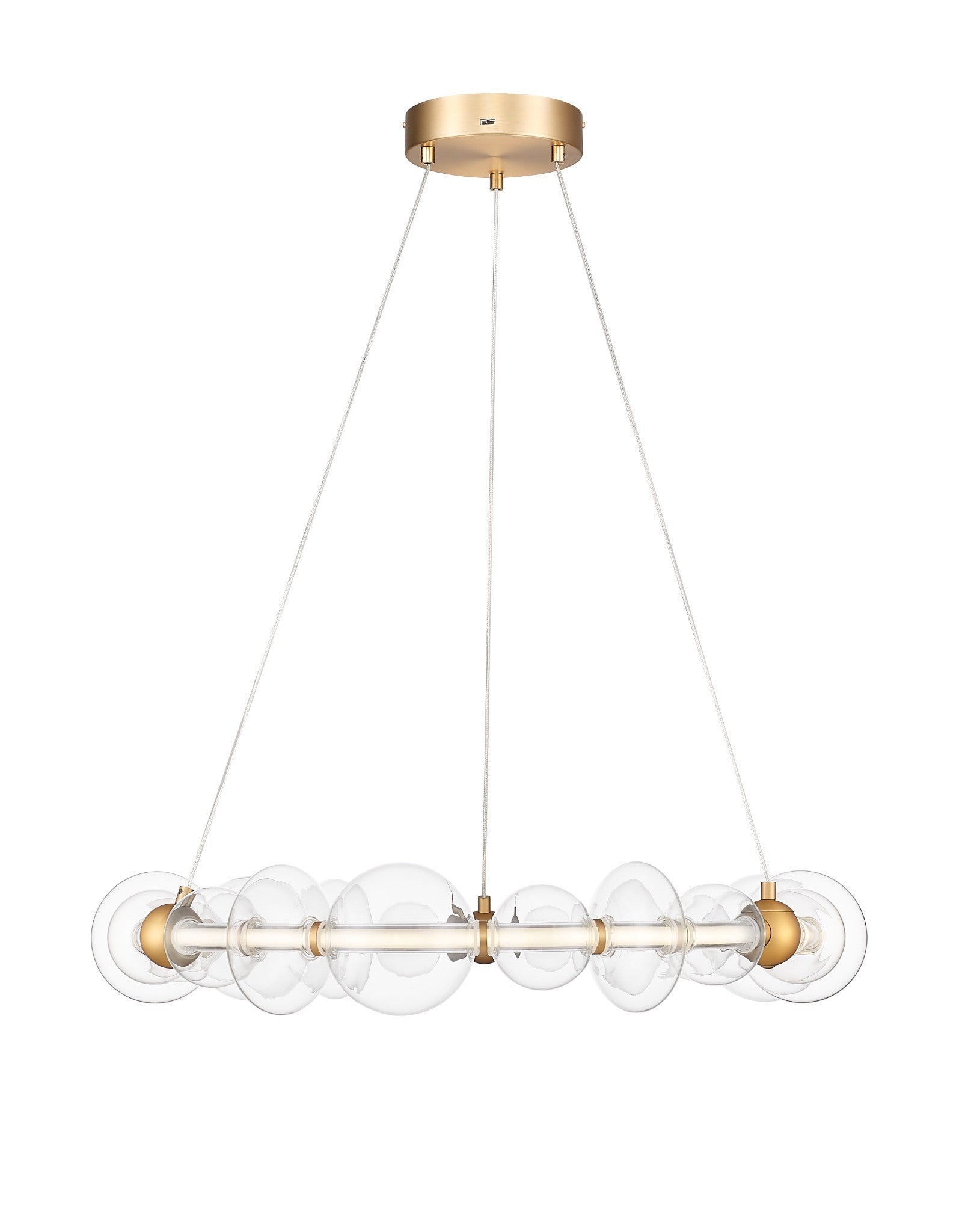 Ringo 30" Round Modern LED Chandelier-zoom-8