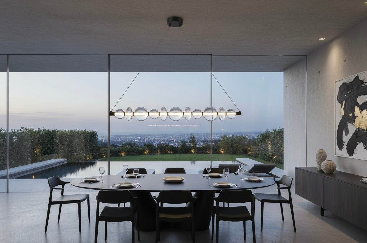 Ringo 48" Contemporary Modern Linear Pendant-1
