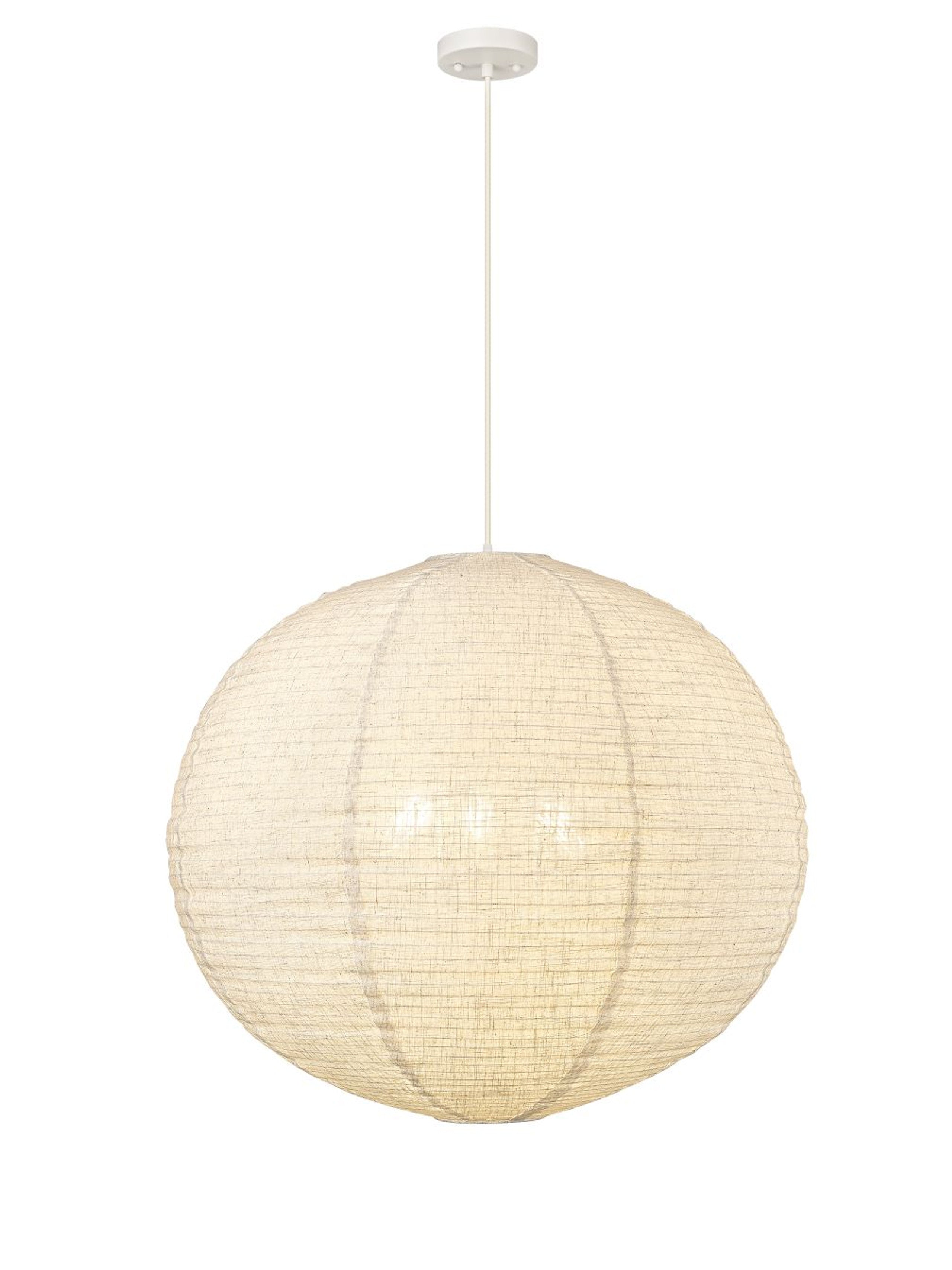 Oslo 30" 3-Light Linen Pendant