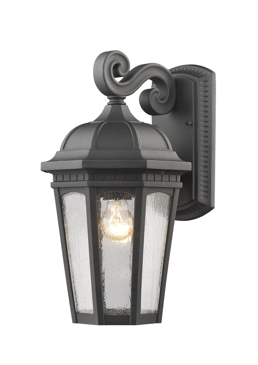 Barrie Black Outdoor Medium Wall Mount By Mirage Lighting-zoom-1