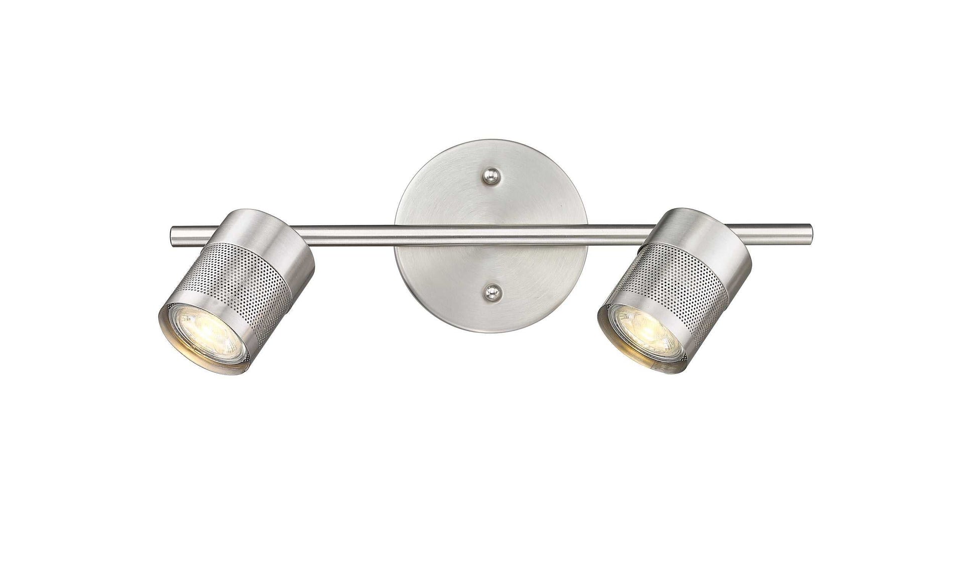 Peek Two Light Track in Brushed Nickel Mirage Lighting