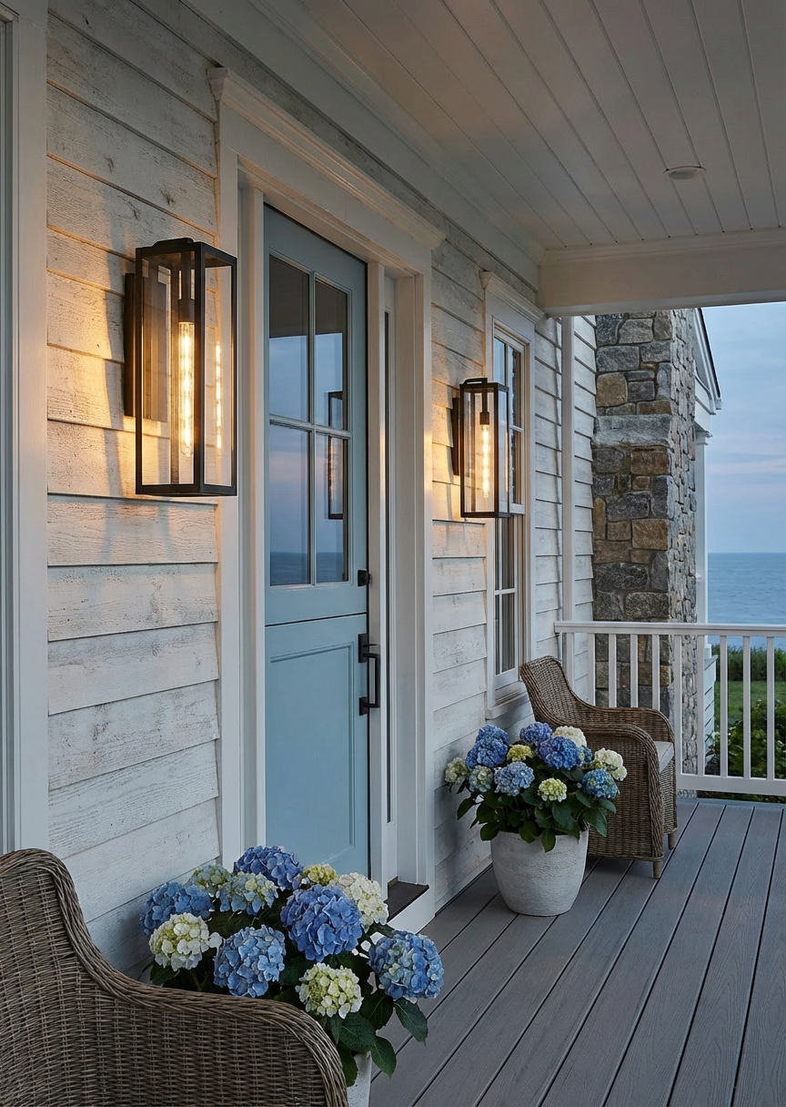Chateau 22" Exterior Rust Proof Stainless Steel Outdoor Wall Light-2